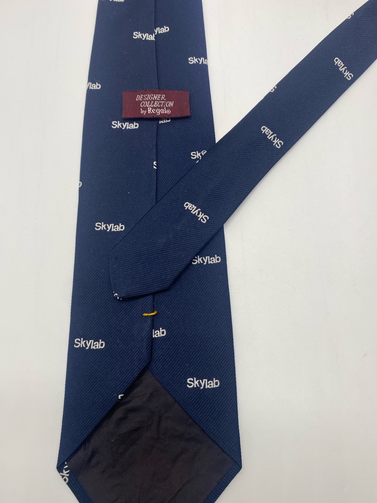 Nasa Skylab Navy Logo Tie - Designer Collection # 0015